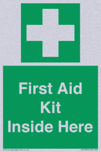 First Aid Kit Inside Here